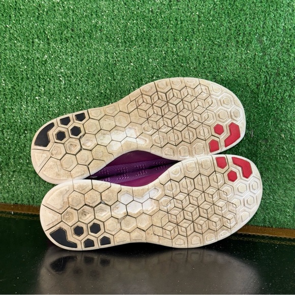 Nike Free 5.0 Bright Grape Purple White 642199-501 Women’s Size 8.5 - Picture 5 of 6